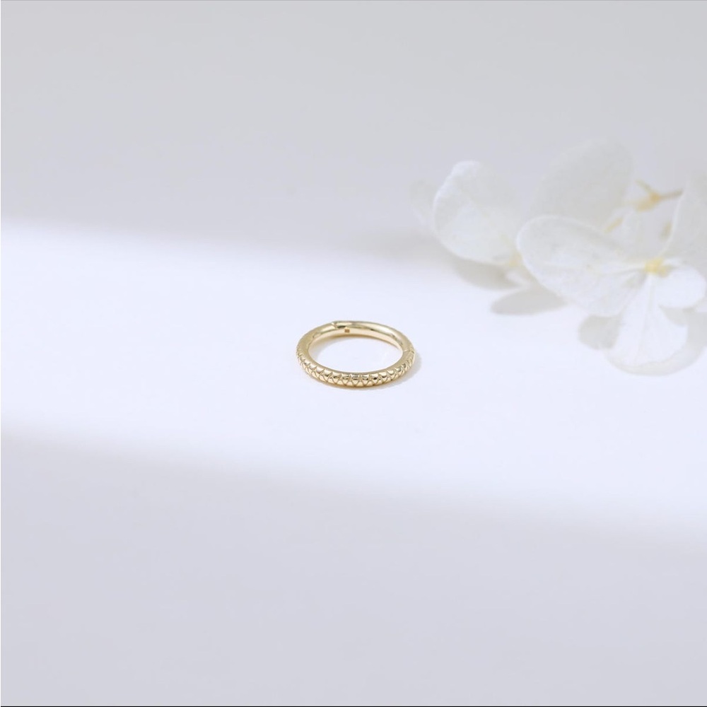14K gold Cartilage or Septum Ring